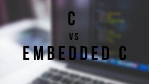 Difference between C and embedded C